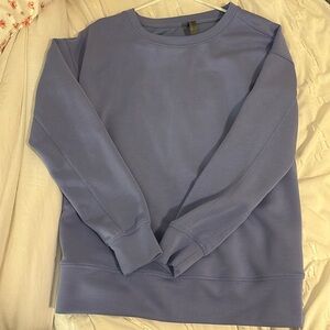 purple size small crewneck